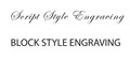 Engraving styles : Suitable for certain pen models with metal finishes.