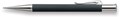 Graf von Faber-Castell Black Guilloche with Rhodium Trim 0.7mm Pencil